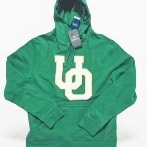 Fanatics Oregon Ducks Green Hoodie with Bold Logo Men's Medium